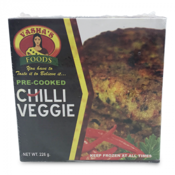 VASHA FOODS CHILLI VEGGIE PATTIES 226G