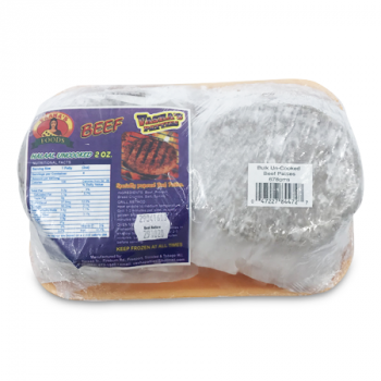 VASHA FOODS BEEF PATTIES IN TRAY 500G