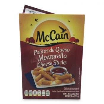 MC CAIN MOZZARELLA CHEESE STICKS 226G