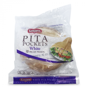 KANGAROO PITA POCKETS ORIG WHITE 396G