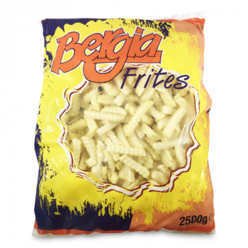 BERGIA CRINKLE CUT FRIES 2500G