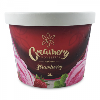 CREAMERY STRAWBERRY ICE CREAM 2L