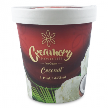 CREAMERY NOVELTIES COCONUT ICE CREAM 1GAL 