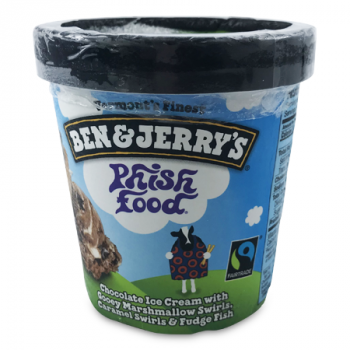 BEN & JERRY PHISH FOOD ICE CREAM 473ML