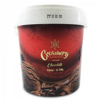 CREAMERY NOVELTIES CHOCOLATE ICE CREAM 1GAL 