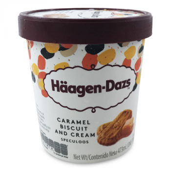 HAAGEN DAZS CARAMEL BISCUIT AND CREAM ICE CREAM 473ML