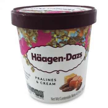 HAAGEN DAZS PRALINES & CREAM ICE CREAM 473ML