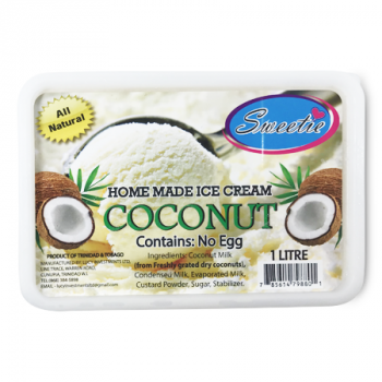 SWEETIE COCONUT ICE CREAM EGGLESS 1L