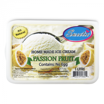 SWEETIE PASSION FRUIT ICE CREAM EGGLESS 1L