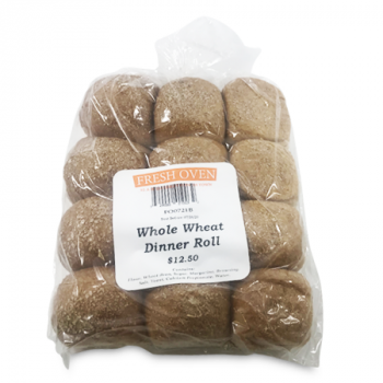 FRESH OVEN WHOLE WHEAT DINNER ROLLS 