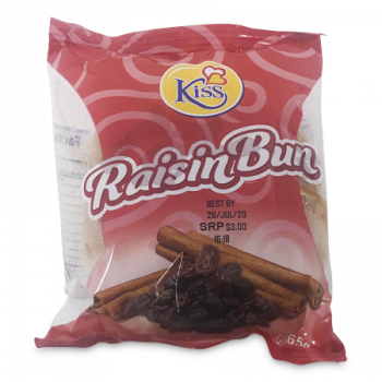 KISS RAISIN BUN 65G