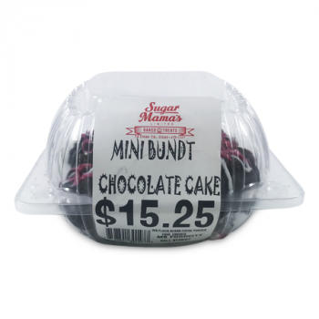 SUGAR MAMA'S MINI BUNDT CHOCOLATE CAKE 4'S