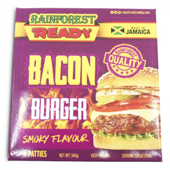 RAINFOREST BACON BURGER PATTIES 4'S 340G