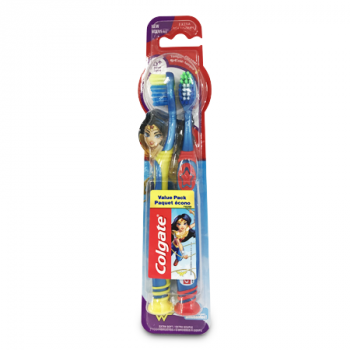 COLGATE WONDER WOMAN TOOTHBRUSH 2PK