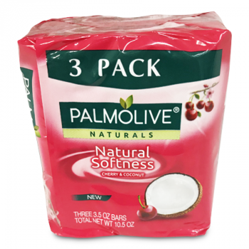 PALMOLIVE CHERRY & COCONUT SOAP 3PK