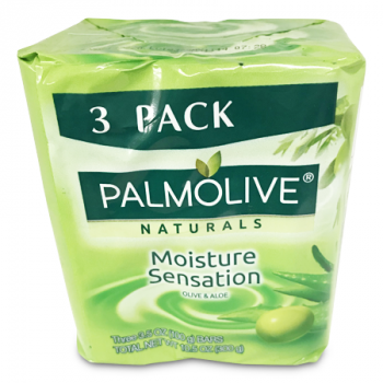 PALMOLIVE MOISTURE SENSATION OLIVE & ALOE SOAP 3PK