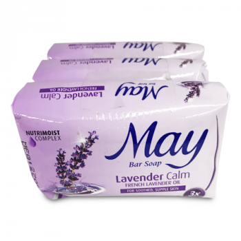 MAY LAVENDER CALM SOAP 3BAR 