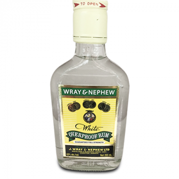 WRAY & NEPHEW WHITE OVERPROOF RUM 200ML