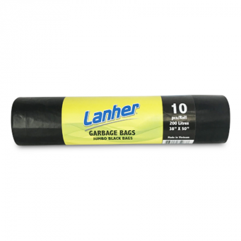 LANHER JUMBO GARBAGE BAGS 10'S