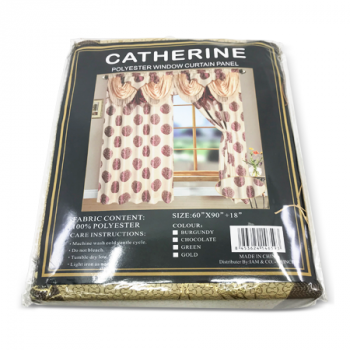 CATHERINE  CURTAIN PANEL 60"X90"+18"