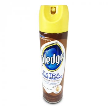 PLEDGE EXTRA MOISTURIZING WOOD POLISH W/LEMON OIL 274G