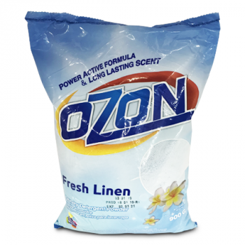 OZON FRESH LINEN DETERGENT POWDER 900G