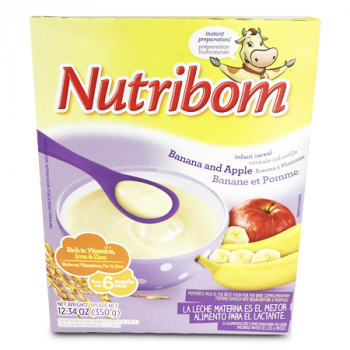 NUTRIBON BANANA & APPLE CEREAL 350G