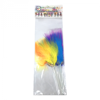 ESSENTIALS CRAFT FEATHERS 6PCS