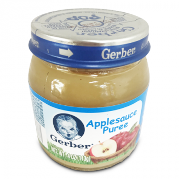 GERBER APPLE PUREE BABY FOOD 113G