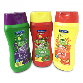 XTRA CARE KIDS CHERRY BERRY SCENT BODY WASH 3IN1 354ML