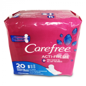 CAREFREE BODY SHAPE REG PAD 20'S