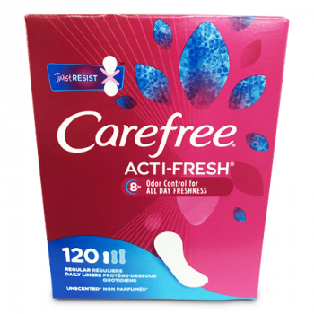 CAREFREE REGULAR PADS 120'S