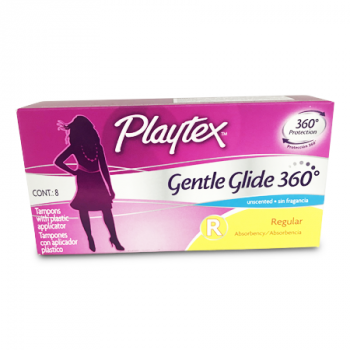 PLAYTEX GENTLE GLIDE REG 8'S