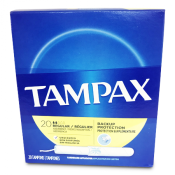 TAMPAX TAMPON REG 20'S