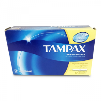 TAMPAX  TAMPON REGULAR 10'S