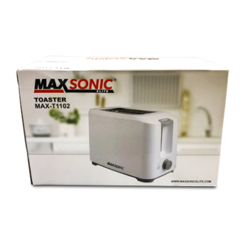 MAXSONIC WHITE TOASTER MAX-T1102