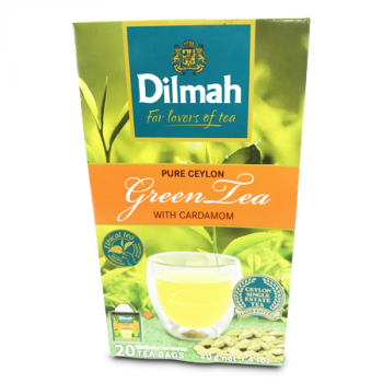 DILMAH PURE CEYLON GREEN TEA W/CHAMOMILE FLOWERS 20'S