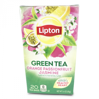 LIPTON GREEN TEA ORANGE , PASSIONFRUIT & JASMINE 20'S