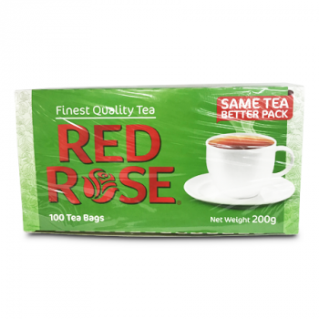 RED ROSE QUALITY TEA 100'S