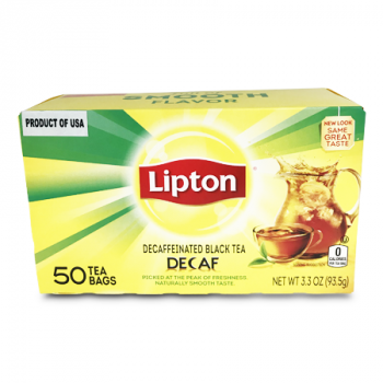 LIPTON DISCAFFEINATED BLACK TEA 50'S