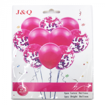 PINK LATEX BALLOON 10PCS 