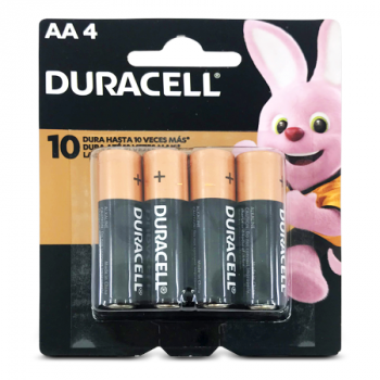 DURACELL AA4 BATTERIES 