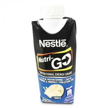 NESTLE NUTRI-GO VANILLA SHAKE S/CAP 330ML