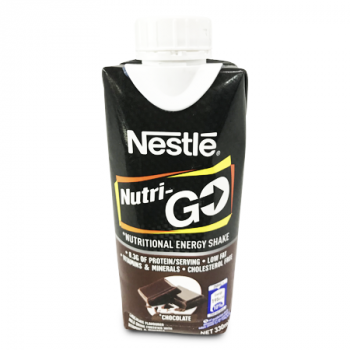 NESTLE NUTRI-GO CHOCOLATE SHAKE S/CAP 330ML