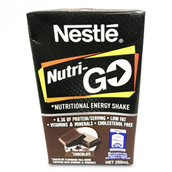 NESTLE NUTRI-GO CHOCOLATE SHAKE 250ML