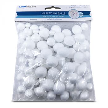 CRAFT MEDLEY MINI FOAM BALLS 