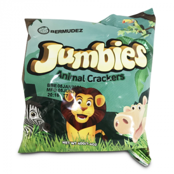 BERMUDEZ JUMBIES ANIMAL CRACKERS 40G