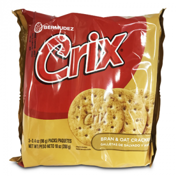 BERMUDEZ CRIX BRAN & OAT CRACKERS 10OZ