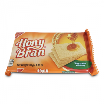 HONY BRAN WHEAT CRACKER 33G