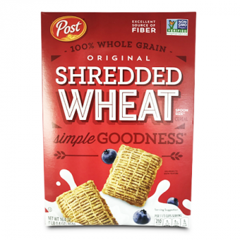 POST WHOLE GRAIN SHREDDED WHEAT CEREALS 464G